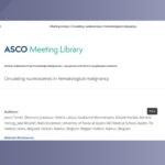 ASCO 2020 NHL Circulating nucleosomes featured
