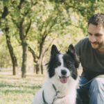 Man with his dog